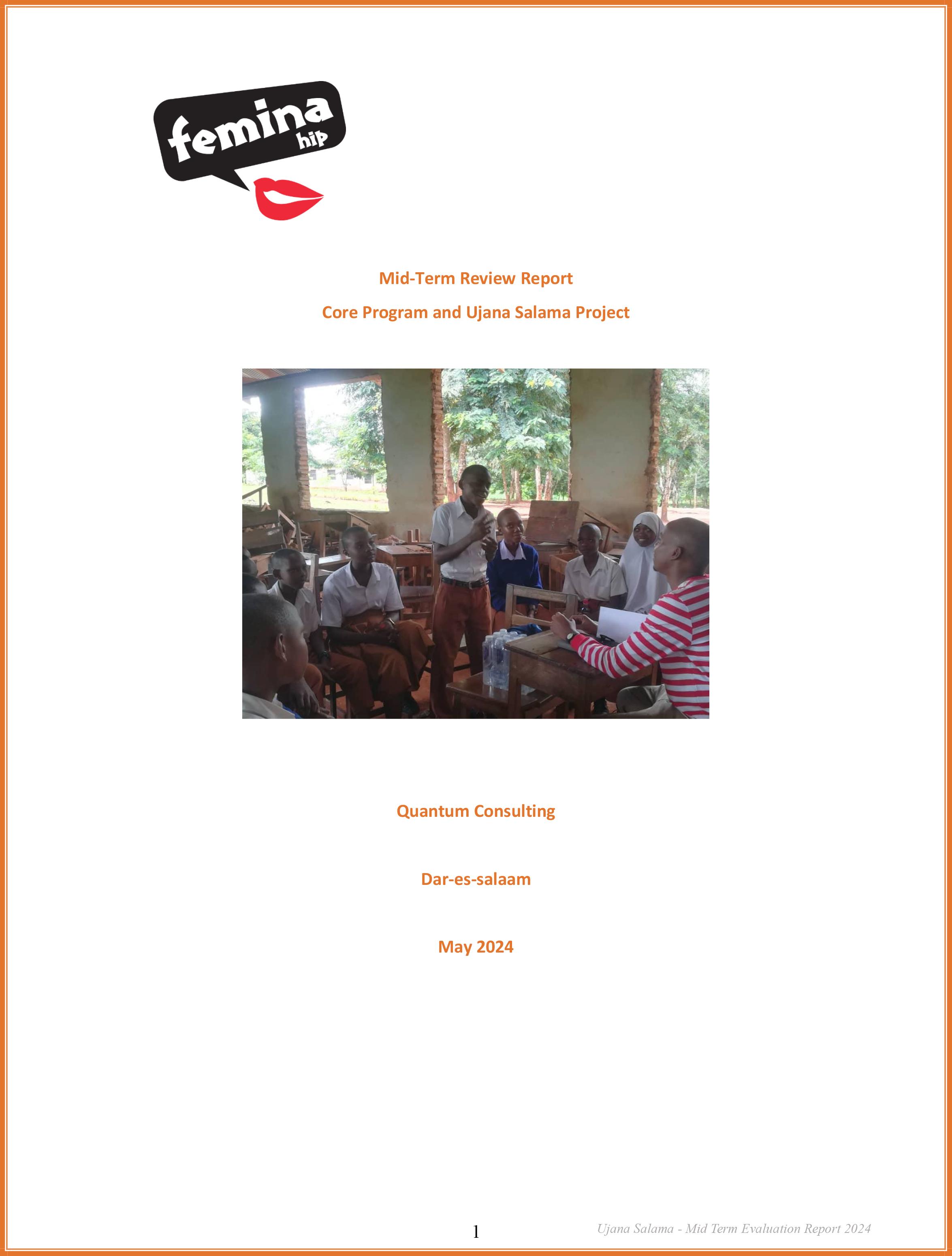 Mid Term Review Report Ujana Salama Project